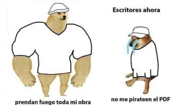 De perro grande a perro chico es el meme que se ríe del presente