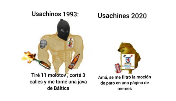 De perro grande a perro chico es el meme que se ríe del presente