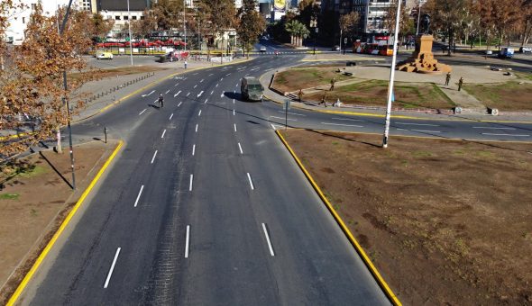 GALERÍA // ¡Sin gente! Revisa las impactantes fotografías de Santiago en cuarentena total