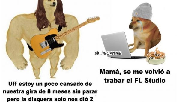 De perro grande a perro chico es el meme que se ríe del presente