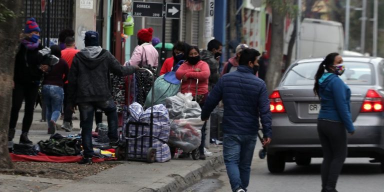 Espacio Püblico Santiago hibernación