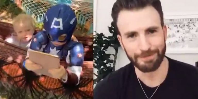 Chris Evans niño