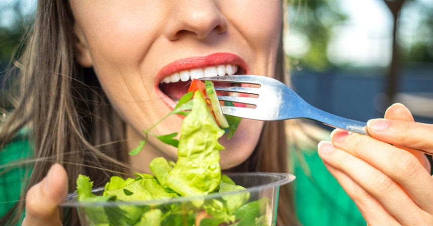 comer sano estresado