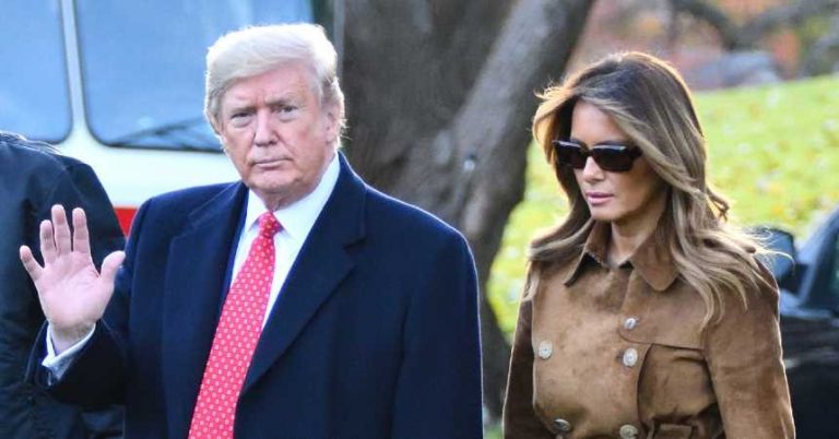 Melania Trump mano