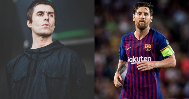 Liam Gallagher Messi Manchester City