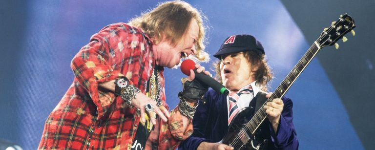 AXl Rose AC/DC Angus Young