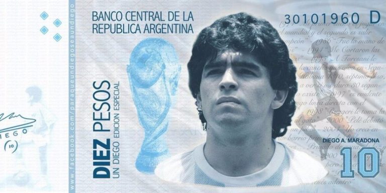 Maradona billete