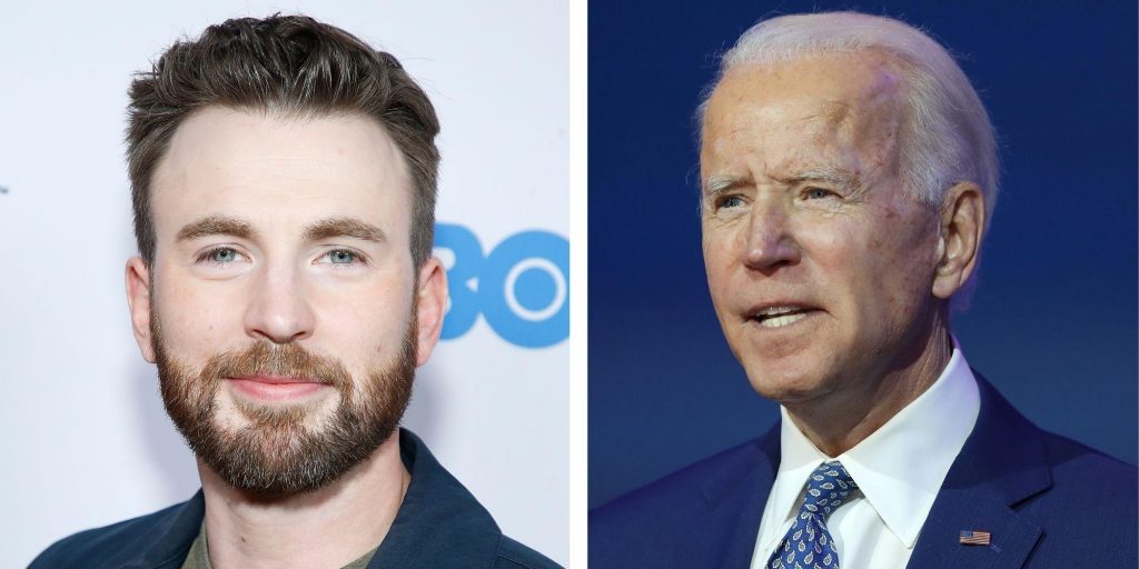 Chris Evans Joe Biden