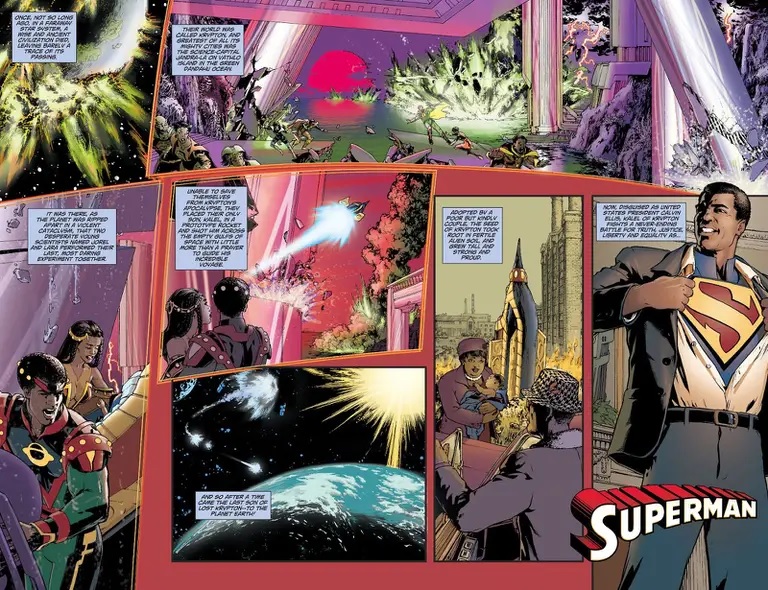 Superman Negro Dc Comics