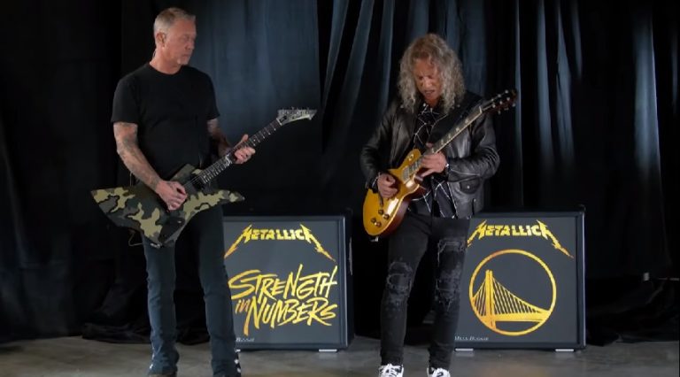 Metallica toca nuevamente el himno para los Golden State Warriors