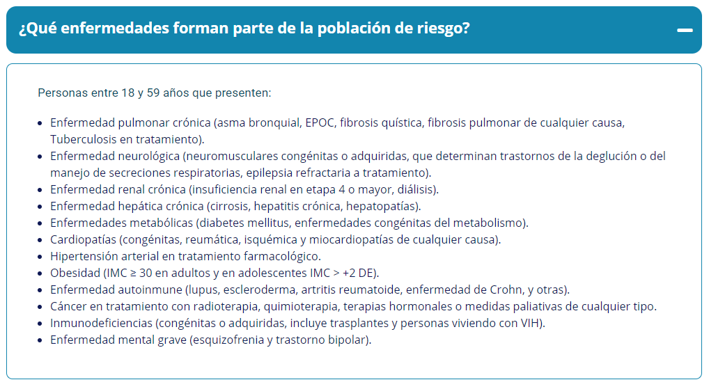 Enfermedades Vacunacion Covid 19