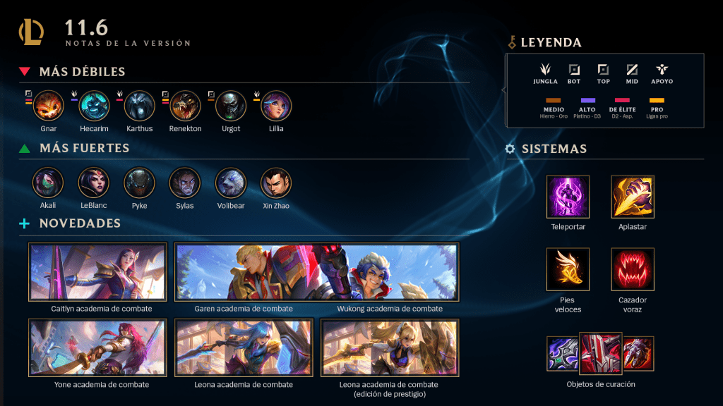 League Of Legends Notas 01