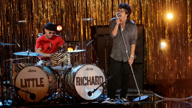 Little Richard Bruno Mars Grammy Web