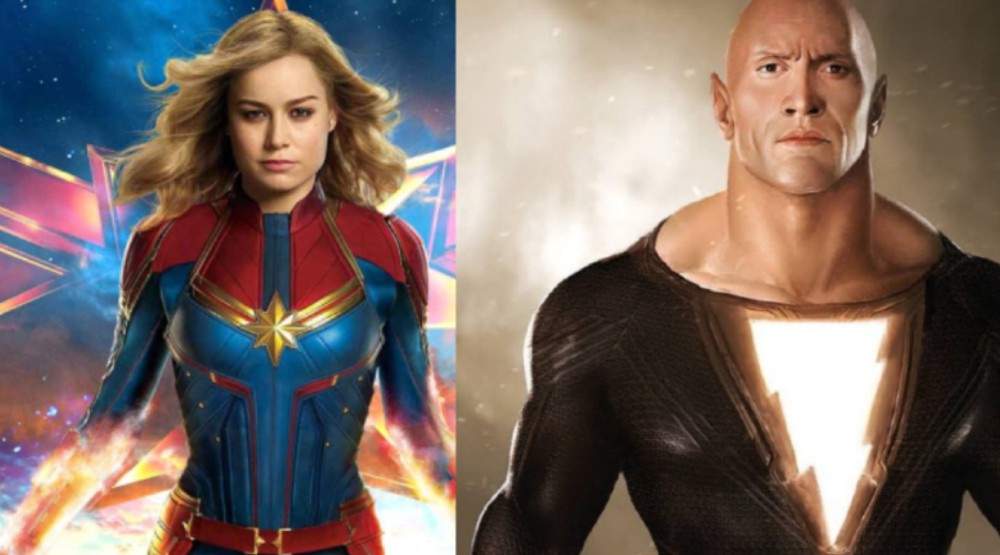 Capitana Marvel 2 se rodará la próxima semana y Black Adam en mayo