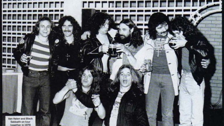 Black Sabbath le dijo "comportate" a Eddie Van Halen en la gira de 1978