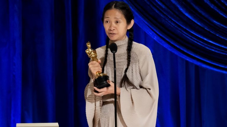 Chloe Zhao 2021 Oscar Getty Web