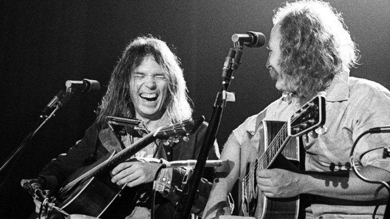 David Crosby Neil Young 1977