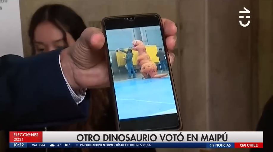 Dinosaurio Vota Chv