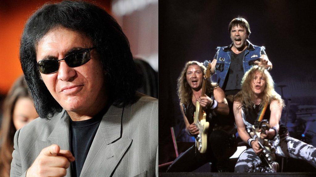 Gene Simmons Iron Maiden Salón Rock