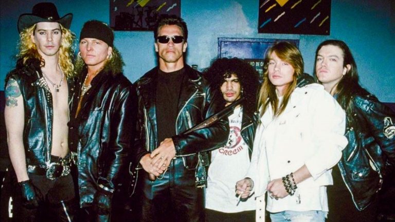 Arnold Schwarzenegger Guns N' Roses