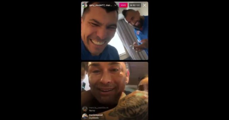 Gary Medel y Chino Ríos contra Maripán