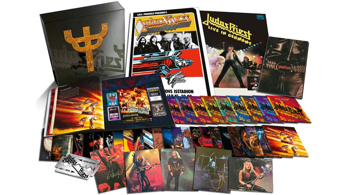 Judas Priest The Complete Albums BOXセット Judas Priest lanzará box set de 42 discos para celebrar sus 50