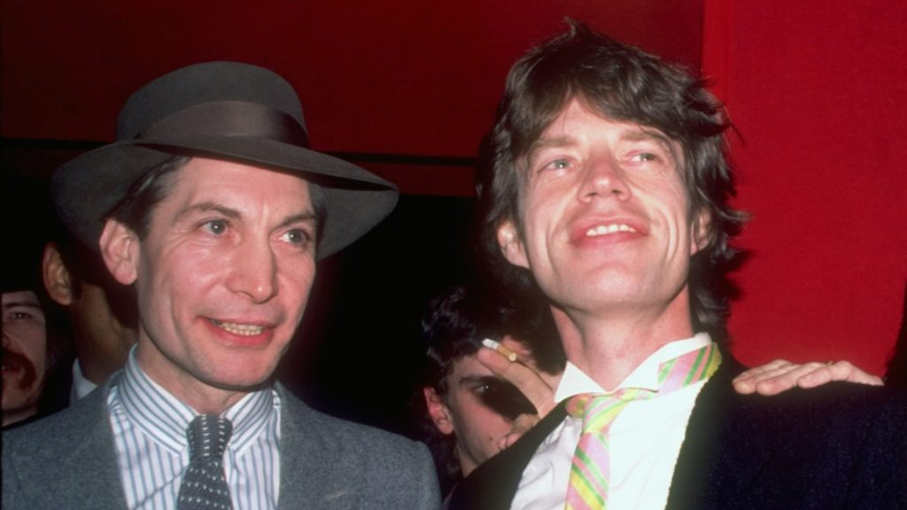 Charlie Watts Mick Jagger 1983