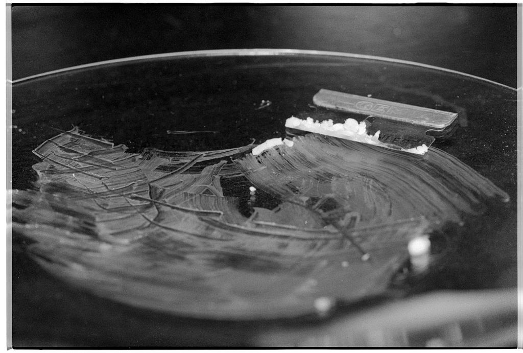 Cocaine And Razor Blade