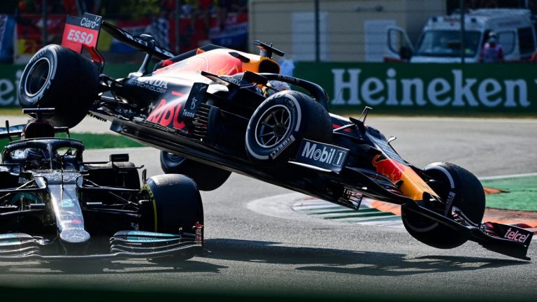 Verstappen Hamilton F1 choque