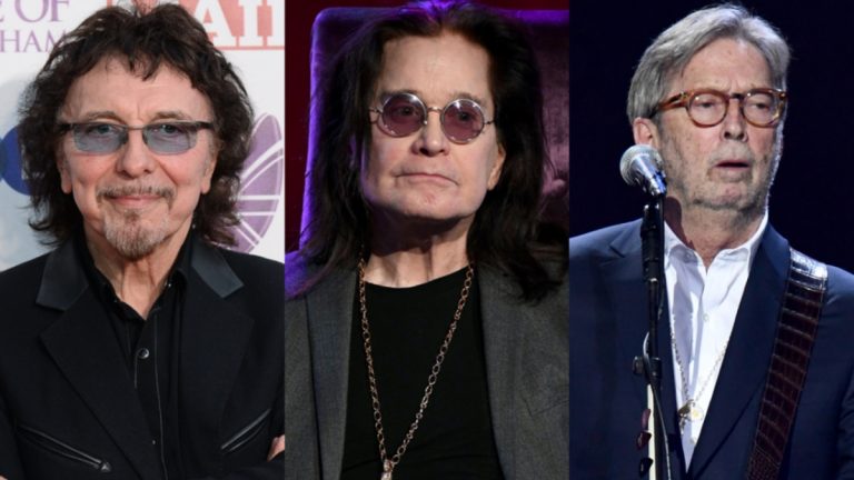 Ozzy Osbourne Tony Iommi Eric Clapton