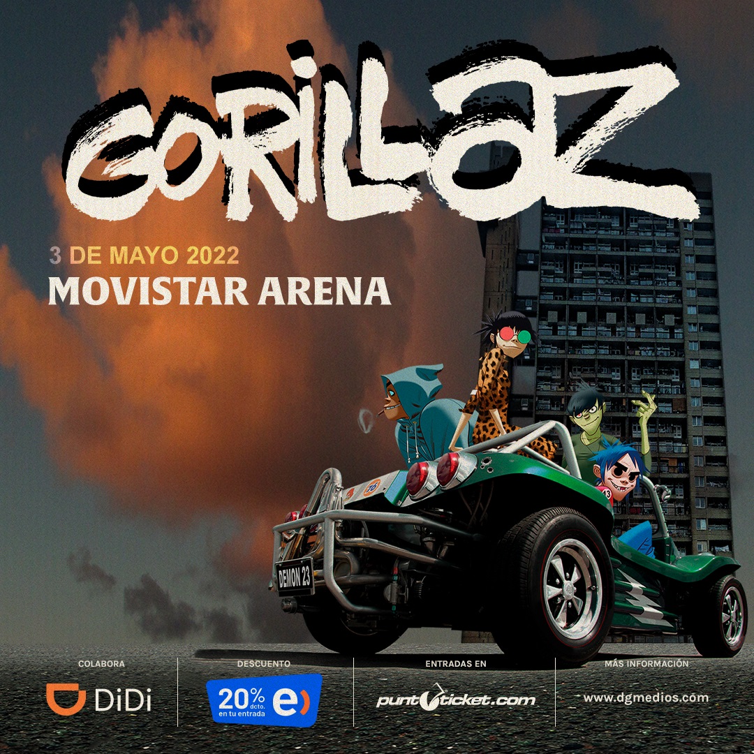 Gorillaz Chile 2022