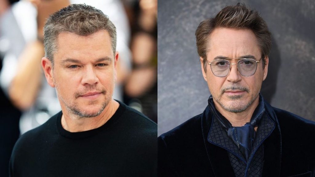 Matt Damon Robert Downey Jr Christopher Nolan