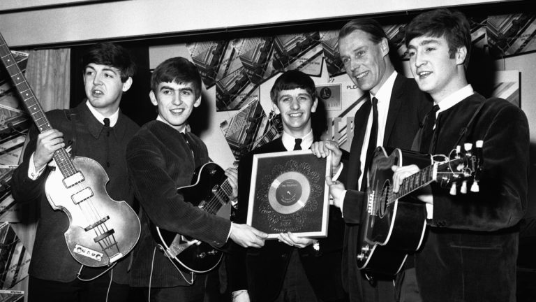 Beatles George Martin 1962 Getty Web