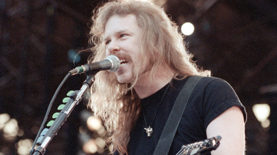 James Hetfield 1992 Wembley Getty Card