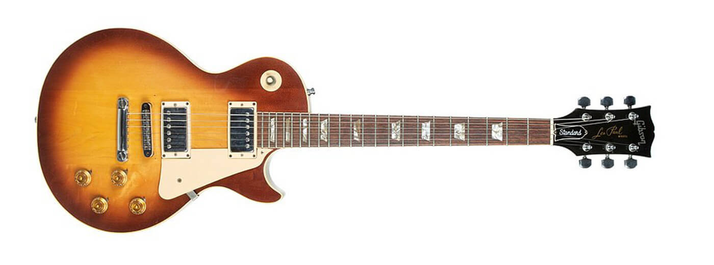 Alex Lifeson Juliens Gibson Les Paul@1400x520
