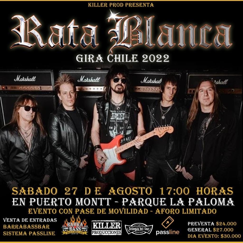 Rata Blanca reprogramó fechas en Chile para agosto — Futuro Chile