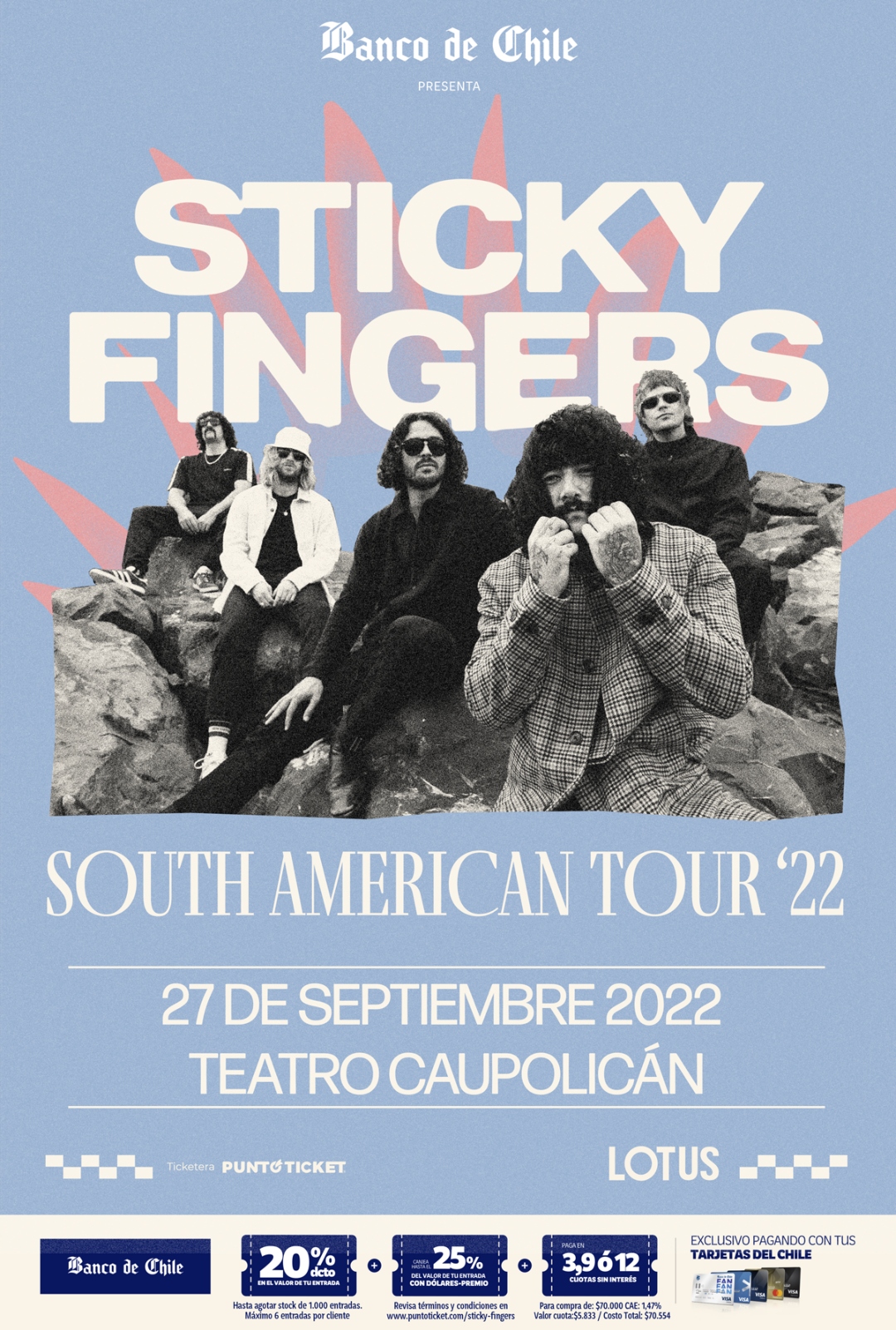 Sticky Fingers En Chile