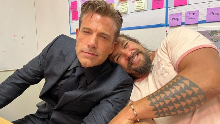 Jason Momoa Ben Affleck 2022 Web