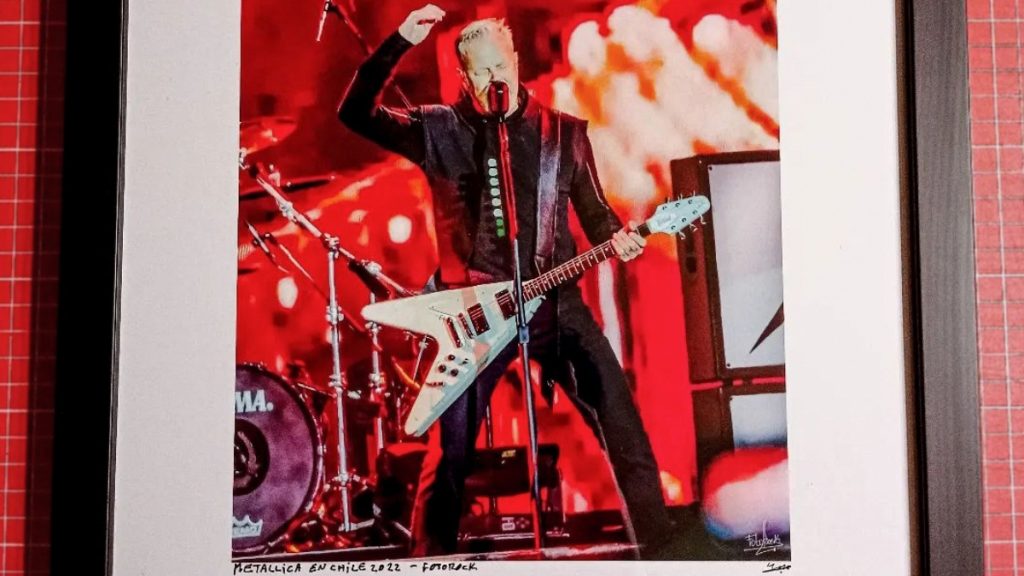 Cuadro METALLICA CHILE 2022 Fotorock Art Sale Web