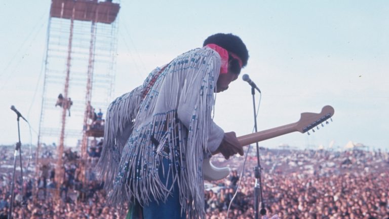 Jimi Hendrix Woodstock Getty Web