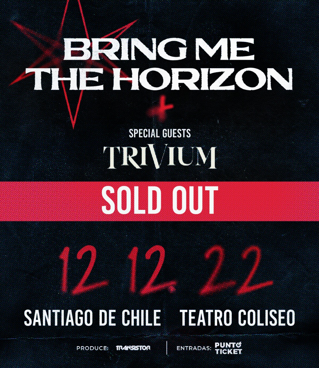 Bring Me The Horizon Trivium Agotado