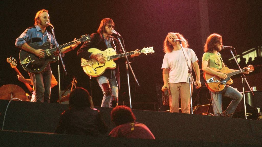 Crosby Stills Nash Young 1974 Wembley Getty Web