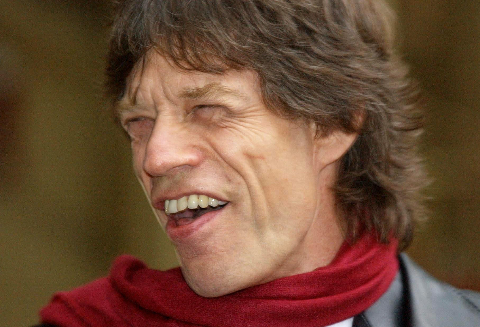 Sir Mick Jagger At Buckingham Palace
