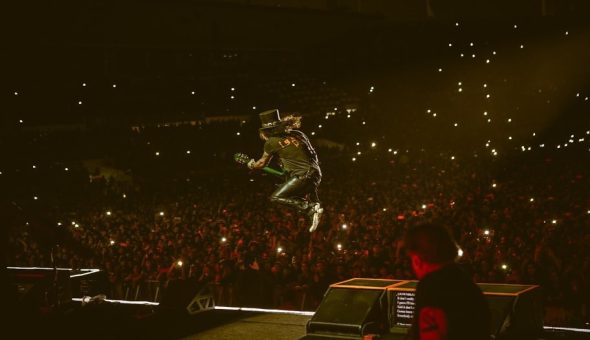 Guns N’ Roses deleitó a un Estadio Nacional a tope en Chile