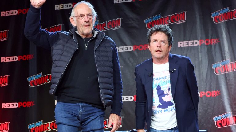 Michael J Fox Christopher Lloyd 2022 Getty Web