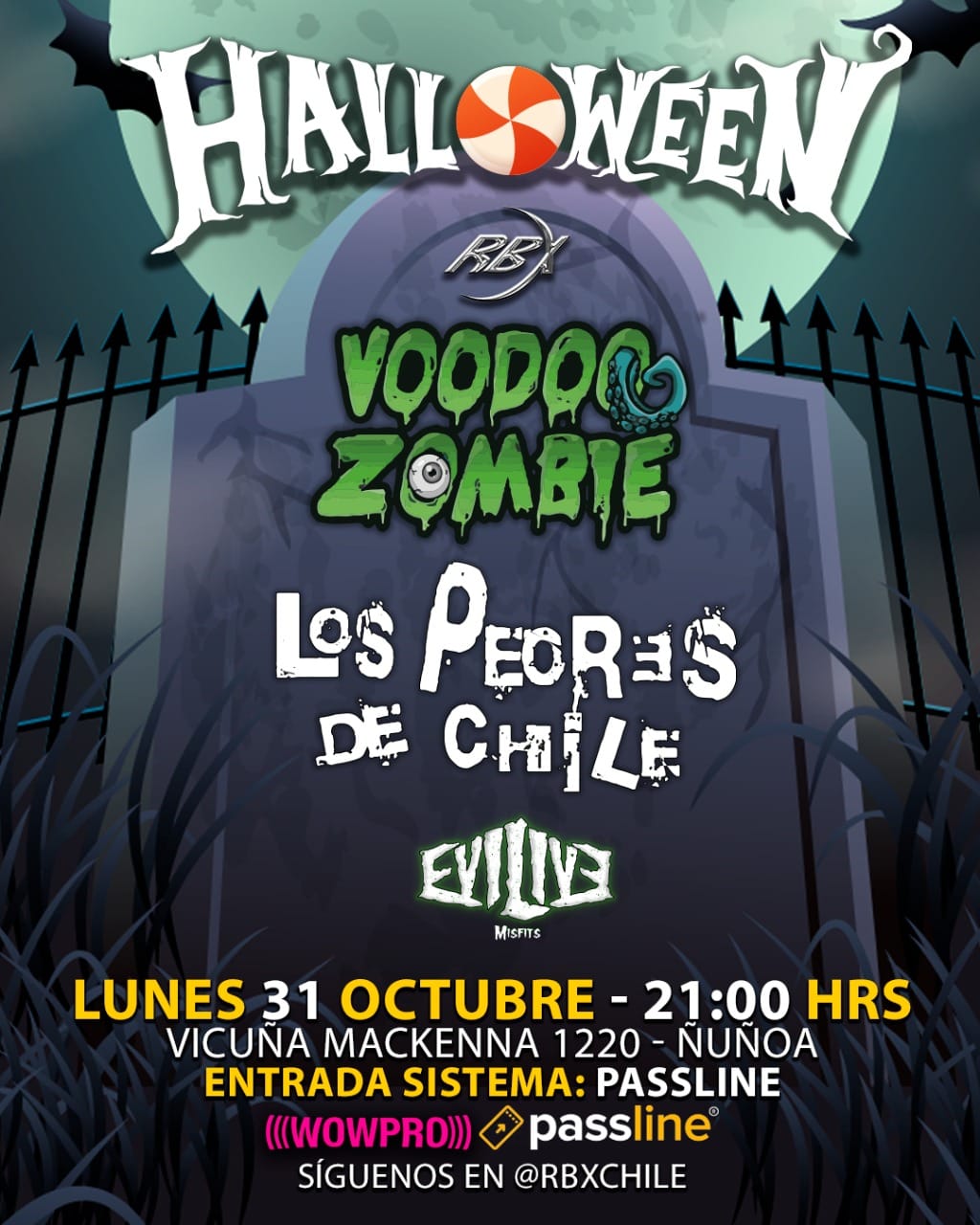 Voodoo Zombie Los Peores De Chile