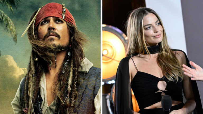 Margot Robbie Johnny Depp Piratas Del Caribe