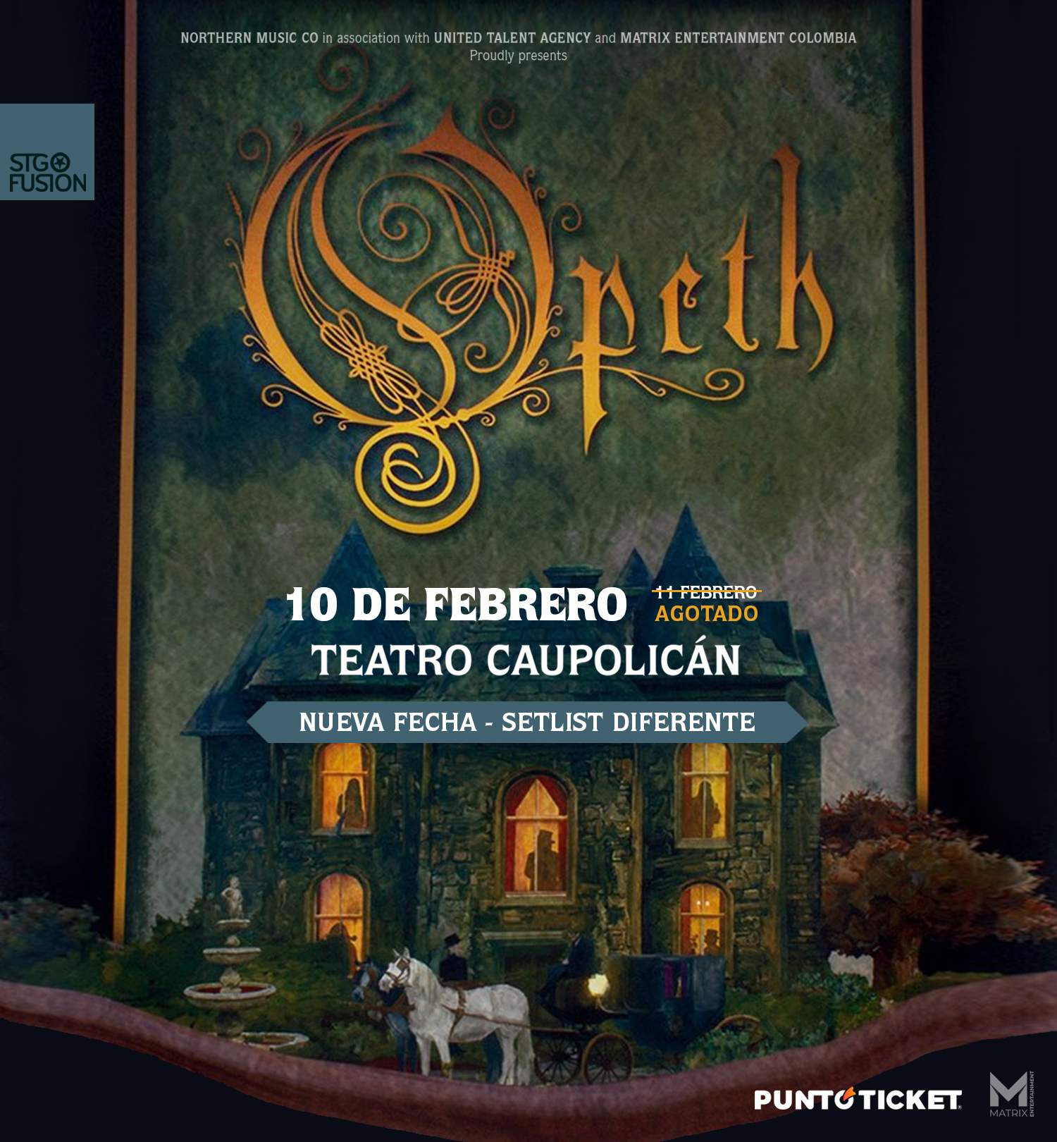 Opeth en Chile 2023 Segunda fecha y venta de entradas — Futuro Chile