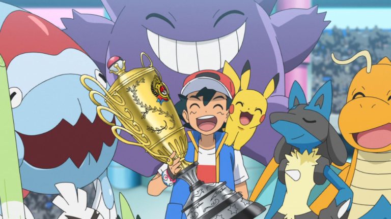 Ash Ketchum Pikachu Campeones
