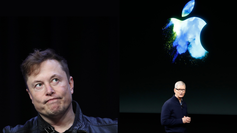 Elon Musk Tim Cook Apple